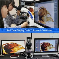 Trinocular 40x~1000x Biological Compound Clinical Lab Microscope for Sale Price