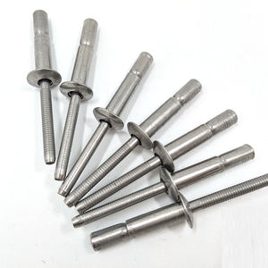 Rivets aveugles à tête ronde en acier inoxydable de classe 4, norme DIN, mono-boulons avec plage de préhension de 1,6 à 15 mm pour applications structurelles - Product Image 2