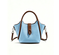 Sacs pour femmes en cuir véritable motif autruche, sacs de style premium, sacs seau, sacs à bandoulière tendance nouveau modèle 2026 pour femmes