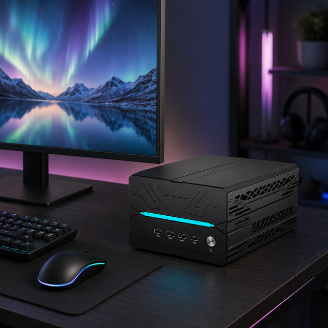 Mini Gaming PC Workstation PC Intel Core I5-14400F I7-14700F I9-14900F RTX 5060 Ti 16GB for Mini Pc windows 11 AI Design