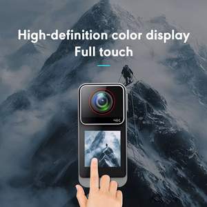 Caméra de casque Relee 30fps 20MP avec double écran tactile de 1,3 pouce, stabilisation 6 axes, panoramique à 360 degrés, étanche à 98 pieds, vision nocturne 4K - Product Image 3