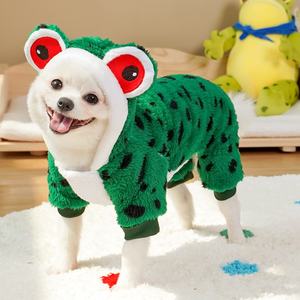 OEM ODM Sudadera con Capucha para Mascotas de Cuatro Patas, Diseño de Dibujos Animados Totoro, Rana, Tiburón, Disfraz Cálido para Perros, Ropa de Invierno Resistente al Frío para Cachorros - Product Image 2