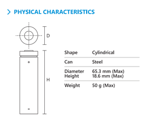 100% 原装Tenpower 18650 3500毫安时10A可充电锂铁电池3.6伏锂离子电池手电筒电动工具 - Product Image 3