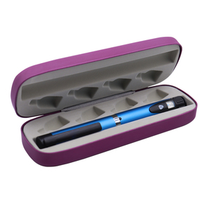 Custom Logo PU Leather Case for V1 V2 Injection <b>Pen</b> Premium Packaging Portable Protective Storage <b>Box</b> <b>Pen</b> Carrying Case - Product Image 1