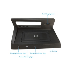 Chargeur sans fil de <span class=keywords><strong>voiture</strong></span> pour <span class=keywords><strong>Volkswagen</strong></span> <span class=keywords><strong>Tiguan</strong></span> MK2 2018 2022 <span class=keywords><strong>support</strong></span> de téléphone charge rapide accessoires intérieurs de charge mobile - Product Image 4