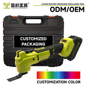 Personalizable inalámbrico sin escobillas oscilante multiherramienta oscilante <span class=keywords><strong>pala</strong></span> batería de litio 2AH 18V-21V - Product Image 6