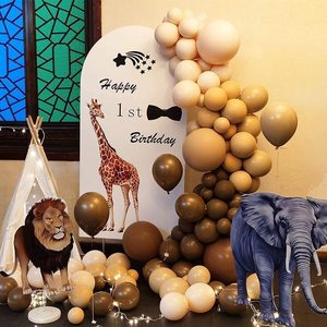 Brown <strong>Balloon</strong> Wreath Arch Kit Various Sizes Double Filled <strong>Nude</strong> <strong>Balloons</strong> Tan Coffee Brown Blush Unisex <strong>Balloons</strong> - Product Image 5