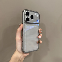 Coque de téléphone transparente ultra-claire en TPU souple antichoc pour iPhone 18 17 Pro Max Plus, protection intégrale ultra-fine des bords