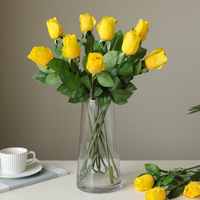 AL-1460 Großhandel Mehrfarbige Künstliche Rosen Seidenblumen für Büro, Zuhause, Hochzeit und Partydekoration