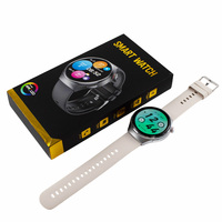 Elegante reloj inteligente impermeable IP67 pantalla táctil completa BT llamada brújula Correo electrónico AI asistente de voz para deportes IP67 impermeable completo