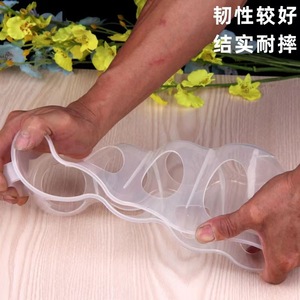 Plastic Refrigerator Beverage Storage <b>Rack</b> 4 Compartment With Handle For Sorting <b>Drinks</b> And Daily Necessities - Product Image 4