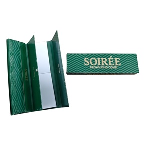 SOIRÉE Premium Brown <b>Rolling</b> Papers Hot Sell Kingsize Manual DIY Hand Easy <b>Cigarette</b> Maker Tobacco <b>Rolling</b> <b>Machine</b> Square - Product Image 3