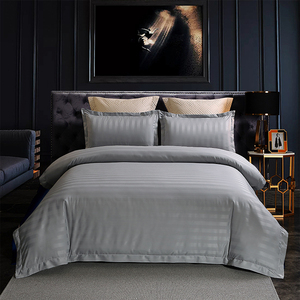 B & B khách sạn phong cách bốn mảnh trắng bedding Set bao gồm tấm trải giường Quilt Cover Gối lõi cho kích thước đầy đủ căn hộ giường - Product Image 2