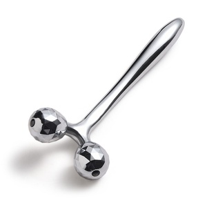 Custom Logo Mini Portable Manual <b>Metal</b> Handle Skincare 3D Eye Cream Massage <b>Roller</b> Sticks - Product Image 5