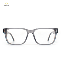 Lunettes optiques élégantes, monture légère à bordure complète, verres transparents anti-rayures, plaquettes de nez confortables, correction de la vision quotidienne