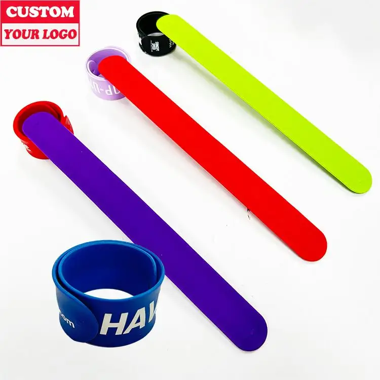 Il Best-seller sport Outdoor wrapps Clap polsino ad alta visibilità riflettente Pvc Slap bracciale da polso Slap bracciale da polso