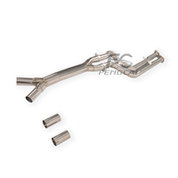Tubo de Escape Central de Acero Inoxidable de Igual Longitud para BMW X3M F97 / X4M F98 2019-2021, Tubos de Escape Catback de Alto Rendimiento, Gran Diámetro