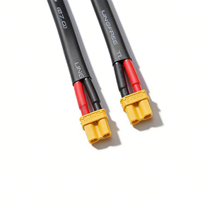 Faisceau de câbles en silicone avec connecteur XT30U-F, faisceau de câbles d'alimentation électronique, tension nominale 600V pour batterie à énergie nouvelle - Product Image 3