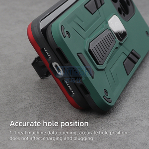 Funda de teléfono personalizada 2 en 1 TPU PC tridentt con soporte de anillo de soporte para iPhone 16 15 16 15 <span class=keywords><strong>14</strong></span> 13 para funda de teléfono móvil samsung - Product Image 4