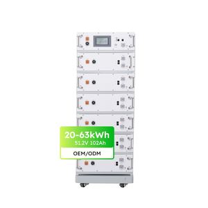 بطارية LiFePO4 عالية الجهد 100Ah 5.12kWh لأنظمة <span class=keywords><strong>3</strong></span> مراحل تشمل فتيل مدمج BMS ومجموعة إخماد الحرائق من الهباء الجوي - Product Image 1