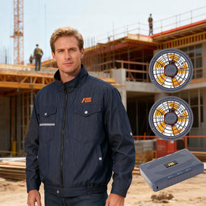 Jaqueta Refrigerada Aobote com Ventiladores e Banco de Energia, Roupas de Trabalho com Ar Condicionado, Fabricante de Roupas Refrigeradas - Product Image 1