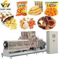 Machine automatique de fabrication de snacks à barres inclinées et à triple extrudeuse à vis, pour snacks rembourrés et snacks en forme de coussin, ligne de production alimentaire