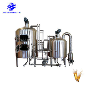 经典商用啤酒酿造设备 300L/500L PLC 控制电机压力容器 SUS304 材质，适用于小型餐厅酒吧 - Product Image 2