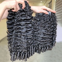 Lots de Cheveux Humains Vierges Bruts Grade 12A, Alignés dans le Sens de la Cuticule, Style Bouclé Birman, Ondulations Profondes Souples, Style Crépu, Non Traités, 100% Cheveux Humains Vierges