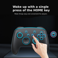 Control de Juego Inalámbrico BT Multifunción con Activación de un Botón, Vibración Ajustable de Seis Ejes, Mando para Switch, Manette