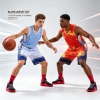 Tenue de Basketball Personnalisée en Gros par Sublimation, Maillot Respirant à Séchage Rapide en Maille, Ensemble Sportif Personnalisable avec Nom et Numéro pour Hommes, Vêtements d'Équipe