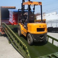 Rampe de levage mobile hydraulique en acier au carbone KONTY pour le chargement de conteneurs, utilisation en quai de voiture/camion et en usine de fabrication