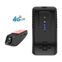 Caméra embarquée 2K 4G GPS WiFi double objectif avec rétroviseur, ADAS, DMS, pour flotte de véhicules