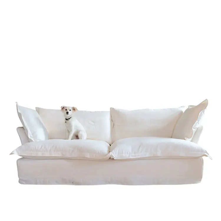 Ucuz İtalyan kumaş kanepe aşağı kanepe oturma odası keten kumaş koltuk takımı 3 2 1 oturma odası mobilya modern kanepe