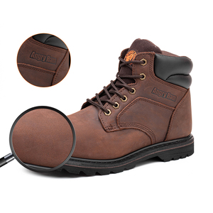 UT Alta calidad Nuevas llegadas Impermeable Trabajo Cuero Punta <span class=keywords><strong>de</strong></span> acero Zapatos <span class=keywords><strong>DE</strong></span> <span class=keywords><strong>SEGURIDAD</strong></span> Hombres Woodland Zapatos <span class=keywords><strong>DE</strong></span> <span class=keywords><strong>SEGURIDAD</strong></span> <span class=keywords><strong>Botas</strong></span> Hombres - Product Image 4