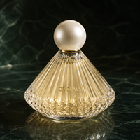 Flacon de parfum en verre personnalisé de luxe 50 ml 100 ml, flacon de parfum vide magnétique avec boîte, couvercle magnétique