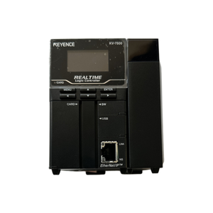 คอนโทรลเลอร์แบบตั้งโปรแกรมได้ KV-7500 พร้อมยูนิตซีพียูในตัว เป็นแกนกลางของสายการผลิตอัตโนมัติที่ซับซ้อน ซีพียูในตัวแบบเซ็นทรัล - Product Image 1