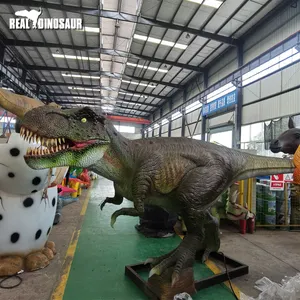 Animatronic dinossauros outros produtos do parque de diversões