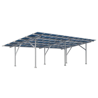 Structure de pergola solaire polyvalente sur mesure CE, abri de stationnement en acier pour voitures, pour usage résidentiel et commercial