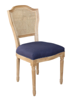 Ensemble de salle à manger en rotin de style français moderne et luxueux mobilier de restaurant en bois pour café, hôtel et maison