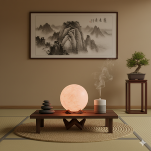 Himalayan Salt Lamp Raw <b>LED</b> Round <b>Globe</b> Natural Rock Salt Wooden Base Home Decor Ambient <b>Lighting</b> - Product Image 4