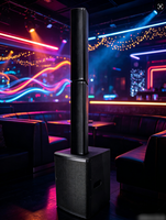 Sistema de Sonido Portátil de Columna Activa para KTV, Club, Bar, Iglesia, Bodas, con Potente Subwoofer