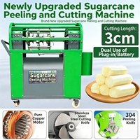 Petite machine à éplucher la canne à sucre automatique, pour usage domestique ou de qualité professionnelle, facile à utiliser