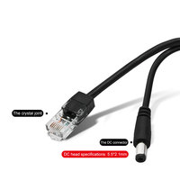 Hengxin Plastic Mini Divisor POE de 10/100Mbps RJ45 DC 48V a 12V 15.4W para Switches de Red en Stock