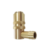 TV6510 9013 2019/90 TALKOB 180 ℃ Débit Moule Refroidissement Partie 90 Coude Tuyau Pagode Plug 13mm Laiton Mamelon Femelle Accouplement Rapide Prises