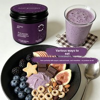 Gefreeze-droogde Shanxi Wilde Acai Poeder Acai Fruit Anthocyanine-rijke Pure Berry Superfood Bakken Licht Etenvervanger Blik