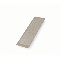 Plinthe murale REGAL en MDF apprêté blanc, peignable, facile à installer pour la décoration intérieure, vente en gros