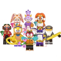 WM6087 Nieuwe Sonic Cartoon Ray Crème De Konijn Tikal Dr Eggman Mini Action Model Bouwsteen Cijfers Gift Voor Kinderen speelgoed