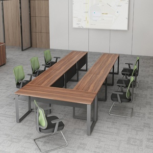 Table de salle de réunion moderne de haute qualité, prix d'usine Chine, mobilier de bureau, bureau de salle de conférence, table de conseil d'administration - Product Image 5