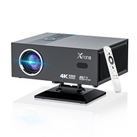 XNANO Nouveau Design X6 Projecteur Intelligent avec Support Google TV Android 13 Full HD 1080P pour Cinéma Maison Proyecteur Vidéo 4K