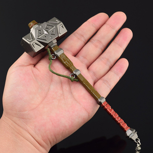 Jeu The Legend of <span class=keywords><strong>Zelda</strong></span>: Breath of the Wild, mini <span class=keywords><strong>arme</strong></span> marteau de fer, 18 cm, 112 g, modèle en métal, porte-clés artisanal - Product Image 4
